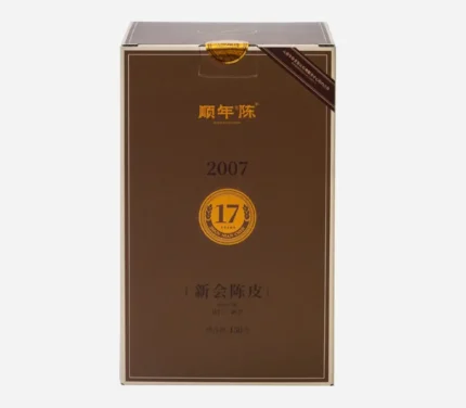 梅江陈皮18年陈2007年核心产区带GI标玻璃罐150g