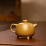 Handmade Duan Clay Ding Yixing Teapot - Gongfu Gift (Three-Legged)