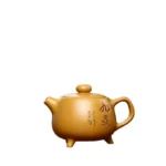 Handmade Duan Clay Ding Yixing Teapot - Gongfu Gift (Three-Legged) - Image 5