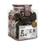 White Tea (Aged Shou Mei) with 10-Year Aged Chenpi & Rice Straw, 2015 Harvest, 200g/Tin - Lao San Bao Tea - Image 2